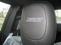 Black Leather SS Logo on seats...