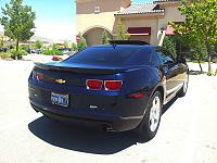 ZL1 spoiler addition. ZL1 rear splash guards also visible.