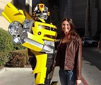 Bumblebee and I on the Las Vegas strip