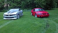 me and my cousin's car