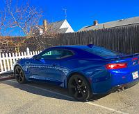 2016 Camaro 2SS with new Continental DWS06 All Season tires and new 5 Spoke Black Wheels, SS Center Caps, new Black Bow Ties.