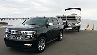 2017 Tahoe with Pontoon