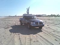 truck on beach where i work