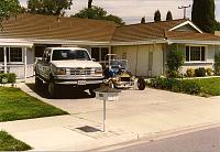 Orange Krate's House Circa 1996 
 
1995 Ford F-350 Crew Cab 4X4  460 cu in/auto 
1923 Model T Roadster  396 cu in/350 turbo auto