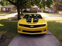 Mom and Dad's Camaro with stripes painted on by the dealer they purchased it from.