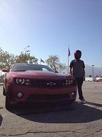 Me at the drags sporting my helmet. 
yes my v6 reached 8.# which means they made me wear one.