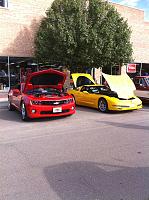 Bevo & Big Bird in Hooker, Ok Car Show