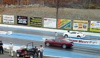 My sister and I at Lebanon. The has an 05gt auto with some work. We were running identical times. 3rd day with car as well