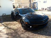 Murdered out turbo camaro