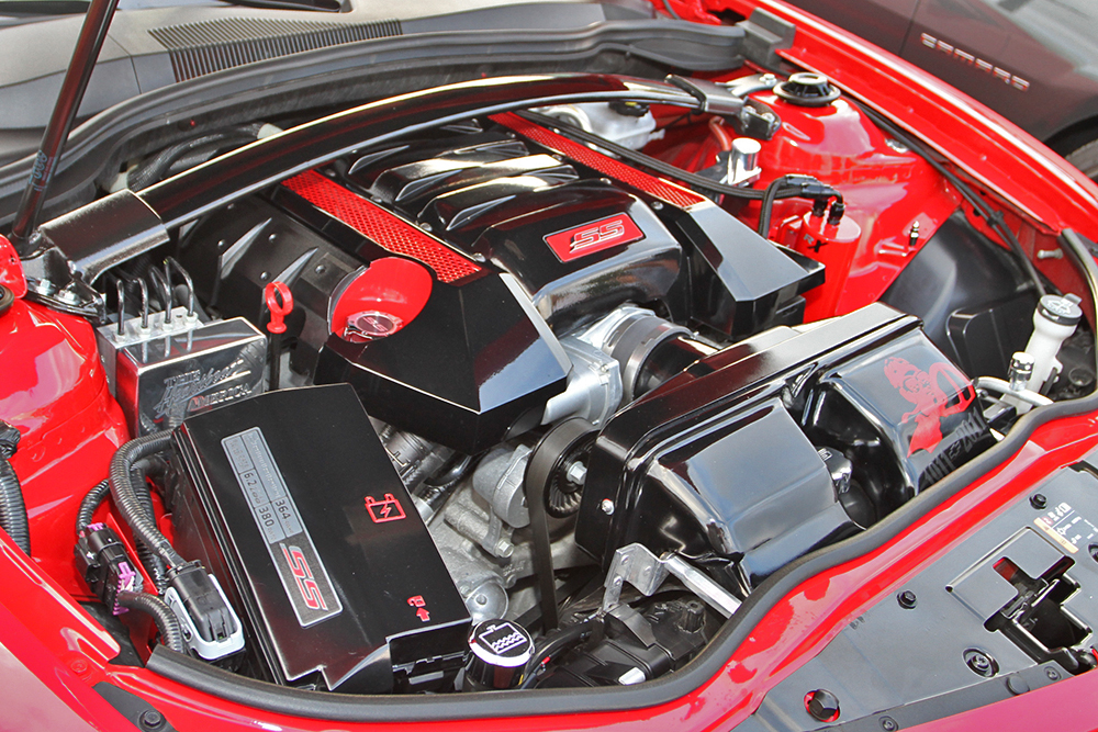 painted covers and strut bar Camaro5 Chevy Camaro Forum / Camaro ZL1