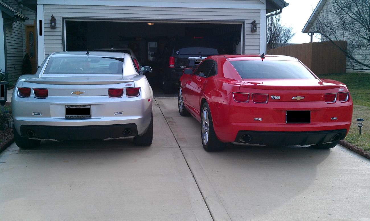 2010 Silver Ice 2LT RS and 2010 Inferno Orange 2SS.