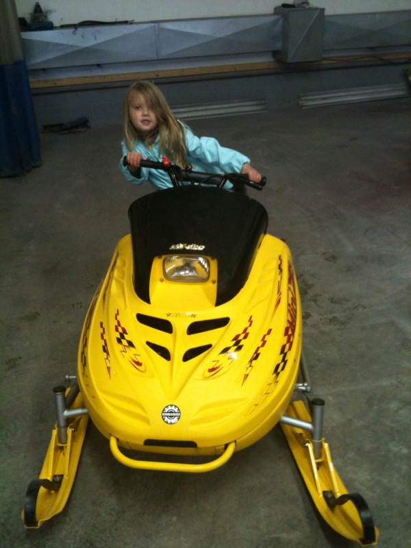 Maggie's Sled, starting her young!