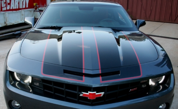 Member's custom painted stripe Camaro makes Super Chevy Magazine