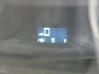 tested HUD before install. there was clear plastic over it.