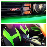 Hotwheels grill badge and awesome seats!