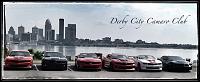 Derby city Camaro club. Louisville skyline. May 19, 2013