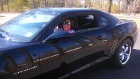 My daughter with a Camaro perma-grin