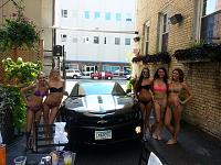 Charity car wash at Alarys Bar.