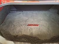 trunk mat and cargo net