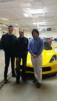 Corvette Team Visiting the Lingenfelter Car Collection