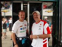 Rubens Barrichello and me at Mid Ohio