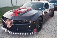 Decked out for Christmas parade