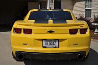 New exhaust and stripes on roof