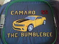 Embroidered Yellow Camaro SS