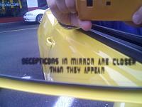 Decepticons in mirror are closer than they appear...LOL