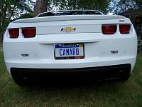 camaro plate