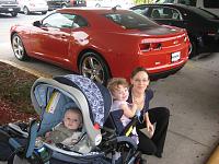 The day we picked it up.  My wife Maggie, my daughter Audrey, and my son Glen, named after my dad.