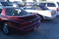 Damn roaches. Seriously, go in parked next to a crown vic or something and come out with that parked next to me. At least he had the courtesy to leave my bro some room to get in the car. :/