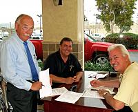 That's my Dad signing the check to conceive me! I know he is going to care about me because my big sister was his first baby many years ago. My big sister and I look a lot alike but we are so much...