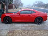 23FEB2011 -  First pictures after getting wheels back from Powder Coat. Had them done at Highpoint Powder Coating here in Central Texas.