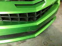 removed factory plate mount, filled in holes and repainted