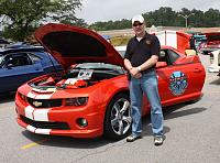 At the start of the 9th Annual Tallywood Open Car Show - 70+ cars