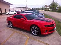 My 2011 Camaro 2SS L99 days after I purchased it sitting out front of our offices.