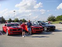 Me, SSRSHeavenwith our cars as a third Camaro arrives