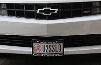 CUSTOM BOWTIE -front, CUSTOM NY LICENSE PLATE