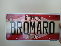 Just received my personalized plate!