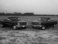 My truck and my bro-in-law 85 BFT