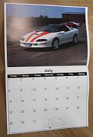 camaro fun days calendar 118