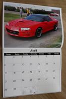 camaro fun days calendar 115