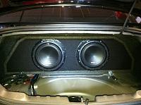10" FOCAL Sub's in Q-Logic Camaro Sealed Enclosure