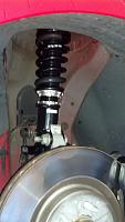 BC racing coilover install