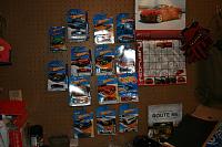 Wall of Hot Wheels