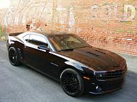 Black HEX Vents on the entirely black Camaro!