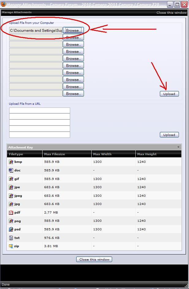 Name:  Howtouploadpics2.JPG
Views: 7027
Size:  75.8 KB