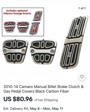 Pedal Covers - Camaro5 Chevy Camaro Forum / Camaro ZL1, SS and V6 Forums 