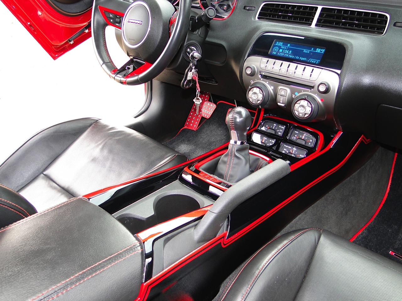 Camaro discount center console